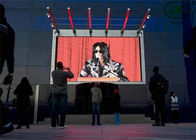 el panel video llevado al aire libre a todo color 10m m 1R1G1B de la cortina de la muestra para los anuncios