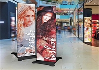 Tamaño de gabinete fino elegante de la exhibición 640mmx1920m m del cartel de P2 LED para los centros comerciales
