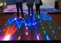 La exhibición interactiva impermeable P4.81 DC 15V del LED Dance Floor a presión aluminio de la fundición