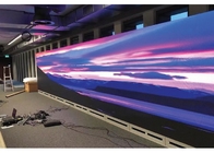 Pared de cortina a todo color de SMD P4 1R1G1B LED, instalación interior del ² de los 62500/m
