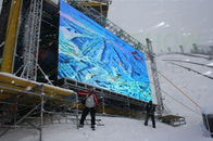 Tamaño de gabinete grande de la pantalla llevada P10 IP65 de la pantalla LED al aire libre del alquiler 960m m x 960m m