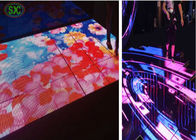 Dance Floor interior de moda con la echada del pixel de 6.25m m, pantalla llevada interactiva de la sala de baile de 250mm*250m m