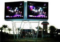 Los paneles de pantalla LED grandes constructivos de la calle P8 P10 de la cartelera de la publicidad al aire libre LED con la columna