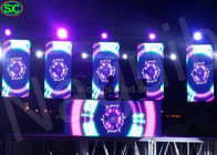 El vídeo 3d de DJ 1R1G1B de la etapa de la barra llevó prenda impermeable de la pantalla de visualización P5 en la magia 3G