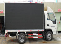 El panel de exhibición llevado camión móvil silencioso, gran prenda impermeable llevada de la cartelera móvil