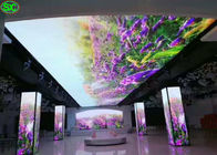Exhibición interior/al aire libre de HD del LED de la cortina, pared video de la cortina del LED para el lugar de Centure