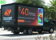 Pantalla LED móvil video del camión de P5 RGB, camión que hace publicidad de la pantalla 3G WIFI del LED