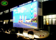 La exhibición llevada el camión móvil al aire libre video, camión móvil del remolque/del vehículo montado llevó la pantalla