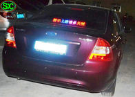 Sola exhibición de la muestra del coche LED del color rojo con la fuente de alimentación de Meanwell, alta parte posterior de Defitination del coche
