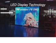 Exploración a todo color de P8 LED de las pantallas al aire libre de alta resolución SMD3535 IP65 1/4 de la publicidad