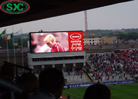 Pantalla llevada llevada a todo color de la tablilla de anuncios de la publicidad al aire libre de las muestras de los deportes del fútbol