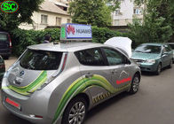 Muestra video 3G WIFI del tejado LED del taxi de la exhibición de la muestra P4 del top video del coche LED