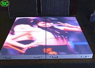 Exhibición de alquiler de la sala de baile video interactiva portátil de 3D LED para el banquete de boda