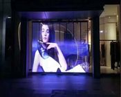 Muestra a todo color de la cartelera de publicidad LED de la pantalla transparente de SMD2121 para la ventana de la tienda