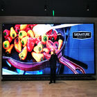 Tamaño de gabinete a todo color al aire libre de alquiler de pared de la pantalla LED de P4.81mm 500x1000m m 500x500m m