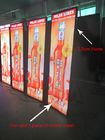 Alto tablero de publicidad llevado portátil del brillo P3, cartel llevado del espejo del RGB SMD 2121