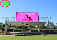 Exhibición llevada a todo color al aire libre del alto brillo SMD RGB P10 para hacer publicidad