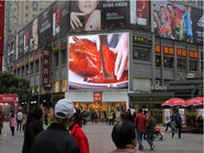 La publicidad LED defiende la prenda impermeable al aire libre P8 fijada haciendo publicidad de la cartelera de la pantalla LED de la pantalla de vídeo SMD