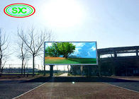 La publicidad ahorro de energía del alto brillo de la pared video al aire libre de la pantalla de P10 LED llevó la exhibición