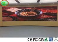 la publicidad del panel de exhibición curvado suave llevado a todo color rgb llevó el módulo/p3.91 interior llevó la pantalla llevada flexible de China video