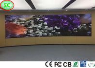 la publicidad del panel de exhibición curvado suave llevado a todo color rgb llevó el módulo/p3.91 interior llevó la pantalla llevada flexible de China video