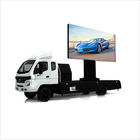El camión video del vehículo HD montado llevó las multimedias de las pantallas que hacían publicidad de P5 P6 P8 P10