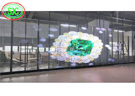Pantalla llevada transparente interior P3.91-7.8125 del producto transparente ajustable del brillo LED