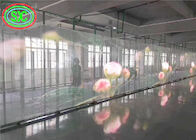 Pantalla visible transparente 5000cd/sqm del vidrio LED de SMD1921 P7.82