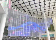 Pantalla llevada transparente interior P3.91-7.8125 del producto transparente ajustable del brillo LED