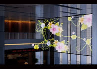 La tienda de cristal que hace publicidad del lLED transparente del cartel de la pantalla de visualización de LED de P3.91-7.82 Pantalla LED visualización la pantalla