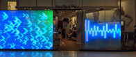 Pantalla llevada interior LED de la pantalla transparente de SCX3.91-H7.8125 para las tiendas al por menor que hacen publicidad