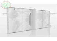 Marco negro o blanco para el soporte fácil de la pantalla LED transparente interior G3.91-7.82 sobre el vidrio