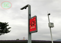 Control de Colud con la pantalla LED al aire libre de la luz de polo del sistema P 6 de GPS para el advertisng de la marca