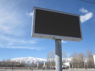 La pantalla al aire libre video llevada a todo color de la pantalla LED de la pared P10 960x960m m del alto brillo fijó la instalación de poste