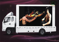 P10 tablero móvil fino estupendo de la pantalla LED del camión de la prenda impermeable SMD3528, 10000dots/sq m