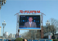 La pantalla colgante de la pantalla LED de P 8m m, publicidad al aire libre llevó la pantalla de visualización