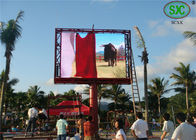Exhibición llevada a todo color IP65 320*160m m de la publicidad al aire libre SMD3535 3-5 años de garantía