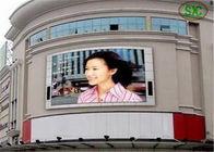 La plaza de centro comercial SMD 3 en 1 pantalla LED del RGB, arriba restaura la pantalla curvada de la frecuencia LED