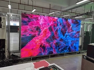 La instalación fija llevada flexible interior de la exhibición de p4 128*256m m llevó la pantalla video del anuncio de la pared