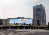 La publicidad gigante de la pantalla LED al aire libre P10 del alto brillo 7500nits defiende la instalación fija para el servicio comunitario