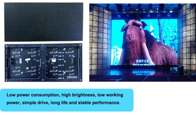 El panel de pared video P5 LED del hd a todo color fino estupendo de SMD a presión el fundición de la pantalla de alquiler interior de aluminio de la pantalla LED