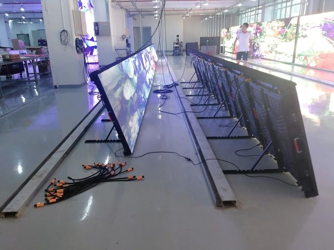 La publicidad llevada P8 al aire libre digital del deporte de la exhibición del estadio de fútbol de las carteleras del LED llevó la pantalla llevada perímetro 4 del tablero de la muestra