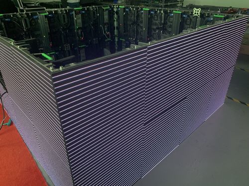 Últimas noticias de la empresa sobre Cubo interior de los gabinetes de P2.604 500x500m m