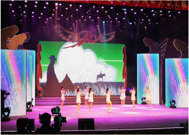 HD Full Color P4 Curved Large Led Video Wall Indoor Led Display Alquiler de pantallas