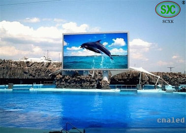 Pantalla LED a todo color exterior impermeable al agua P10 1R1G1B con larga distancia de visión