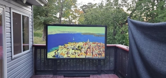 La prenda impermeable al aire libre P8 960x960m m fijó la cartelera de la pantalla LED de la pantalla de vídeo SMD de la publicidad fuera de la publicidad casera