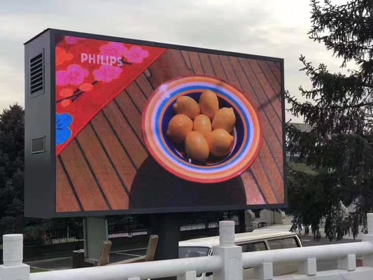 La pantalla al aire libre video llevada a todo color de la pantalla LED de la pared P10 960X960M M del alto brillo fijó la instalación de poste