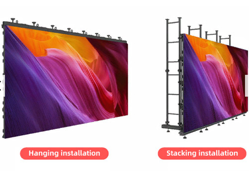P4.81 Pantalla LED de alquiler al aire libre de fundición a presión Cabinet de aluminio impermeable de alquiler de pantalla LED