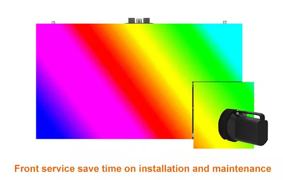 Pantalla LED SMD P1.875 para interiores Tasa de actualización de 3840Hz Fundido por inyección de aluminio 480X480 de alquiler