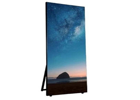 Panel de visualización de carteles de venta al por menor de LED de pie en el piso en color completo Chip Epistar P3